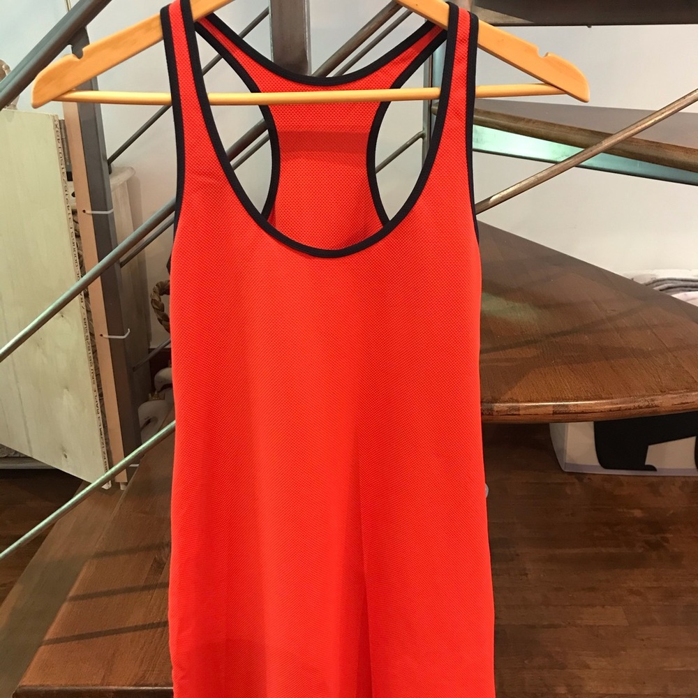 Andres Sarda designer beach dress Audrey orange